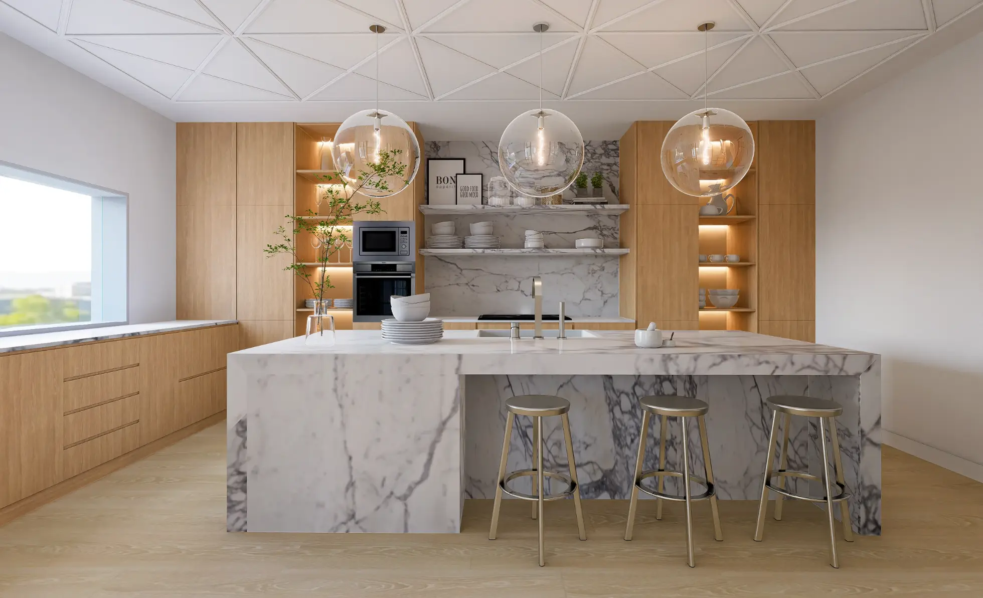Natural Materials vs. Ceramics in Interior Design