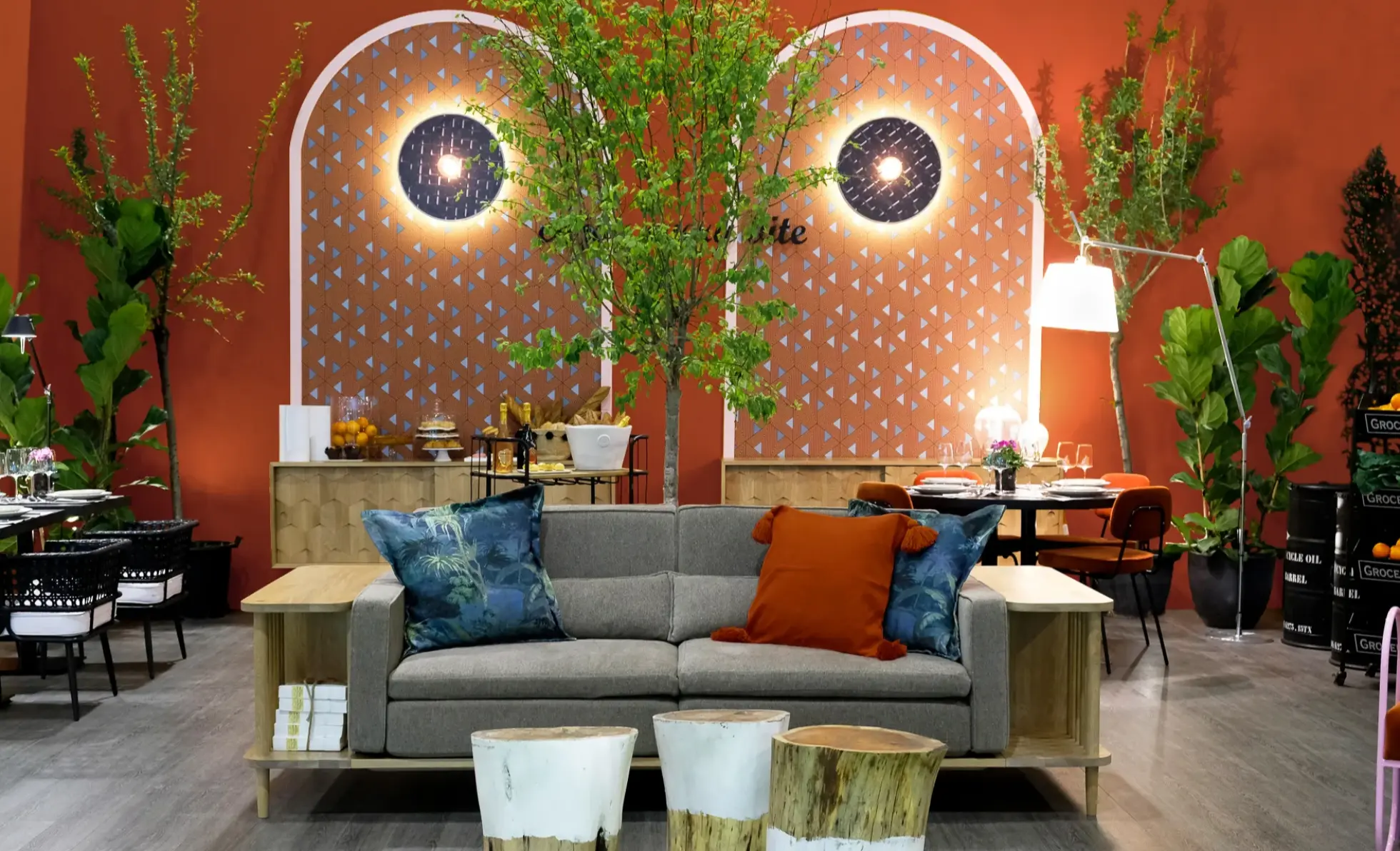 How can interior design enhance a commercial space?