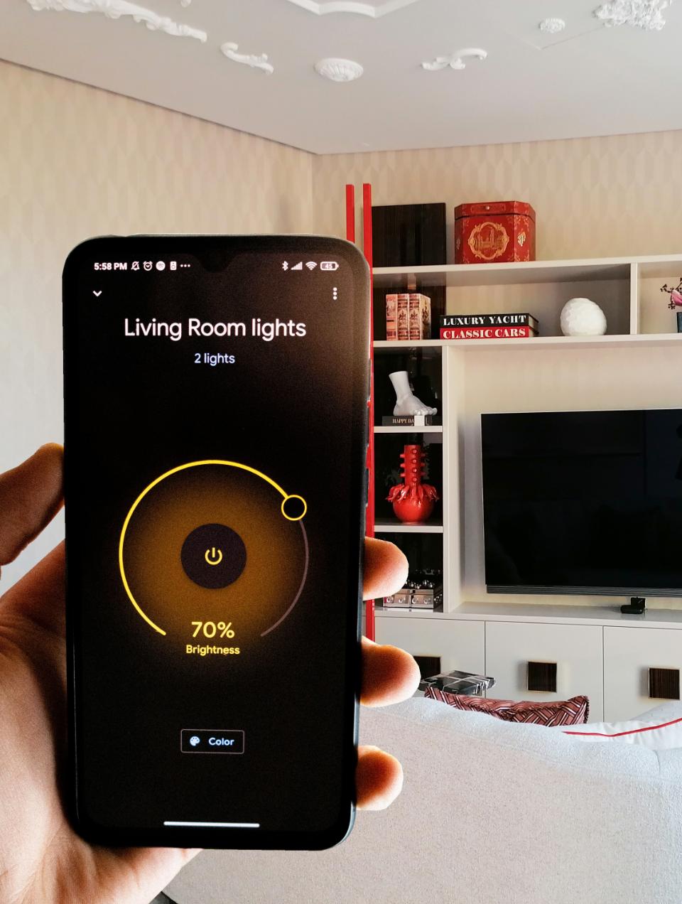 Projeto de decoração de apartamento com domótica 